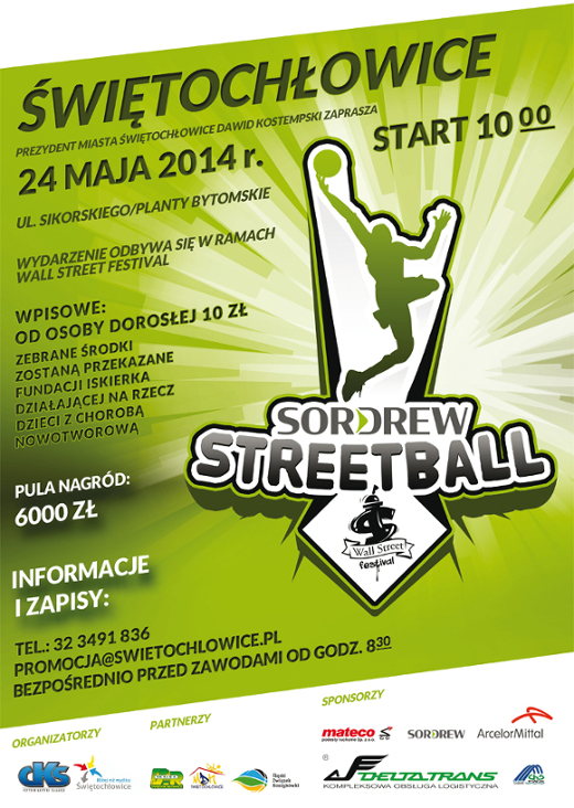Plakat SORDREW STREETBALL 2014