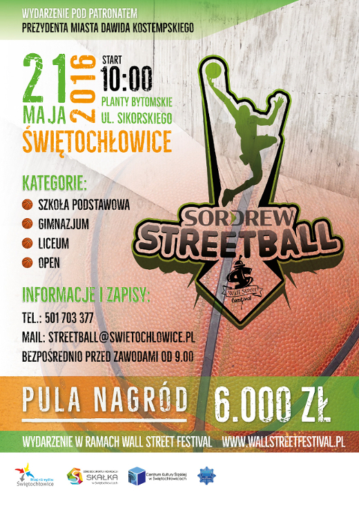 Plakat SORDREW STREETBALL 2016